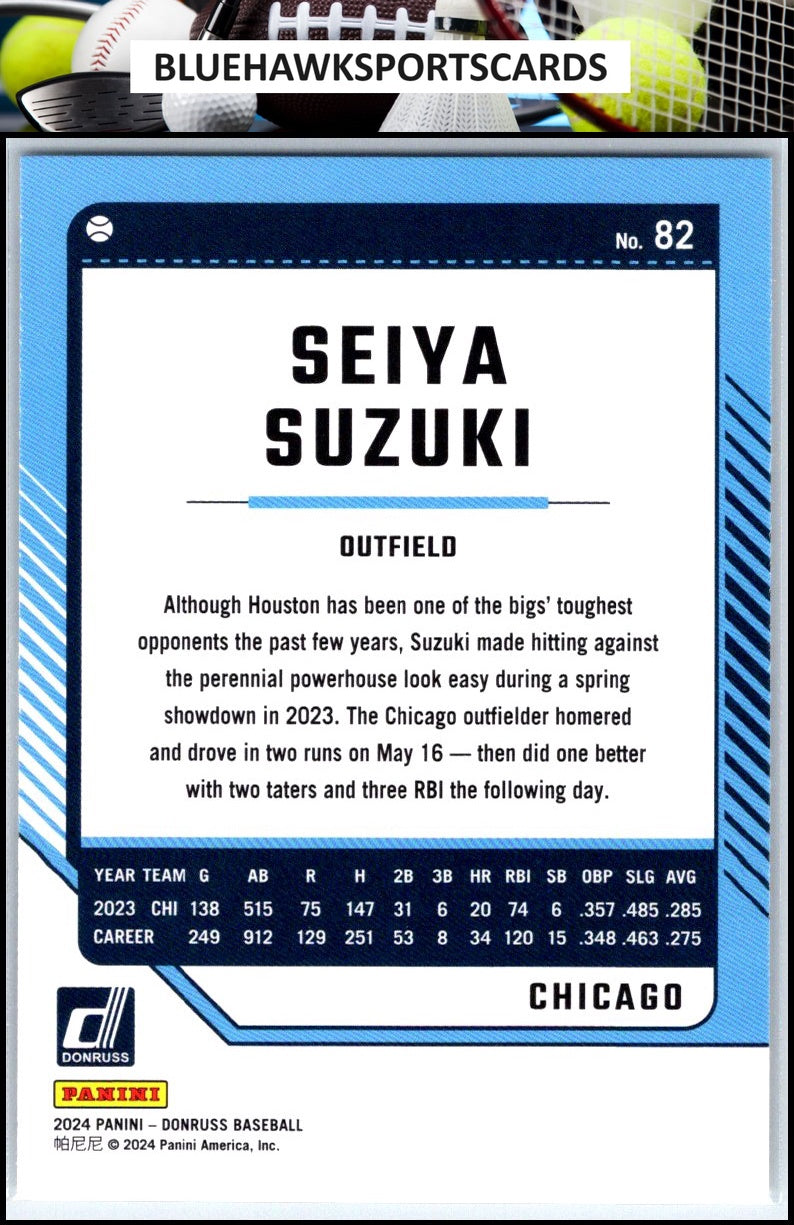 2024 Donruss #82 Seiya Suzuki