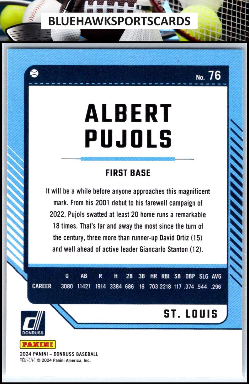 2024 Donruss #76 Albert Pujols
