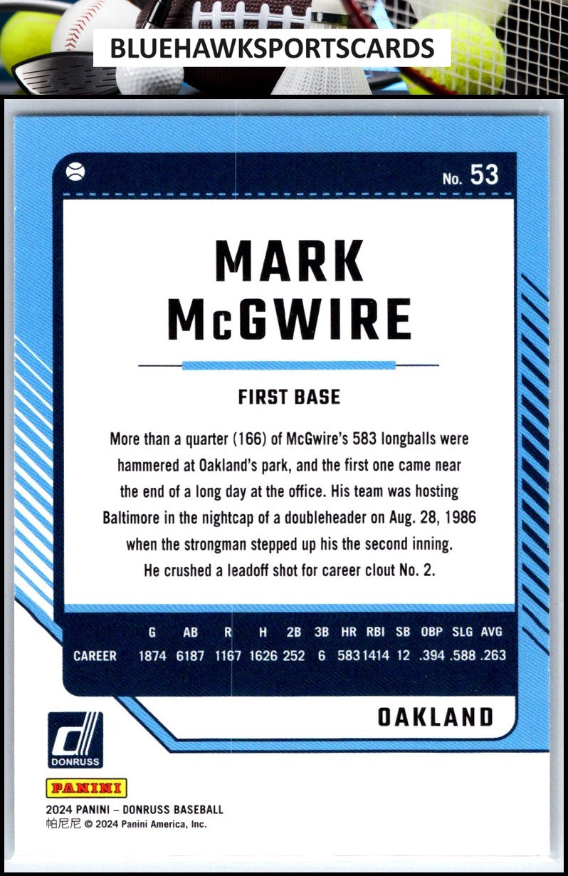 2024 Donruss #53 Mark McGwire