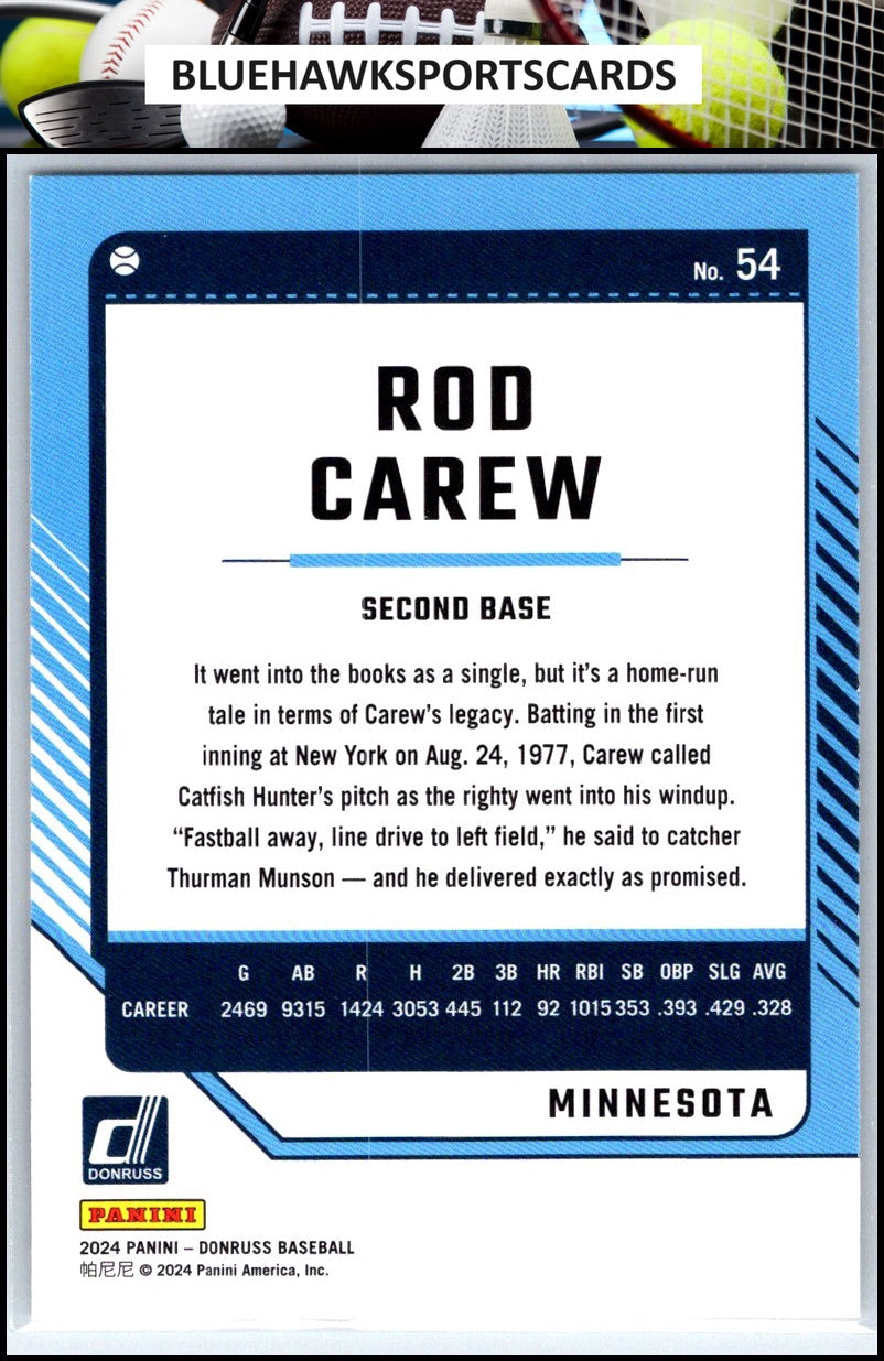 2024 Donruss #54 Rod Carew