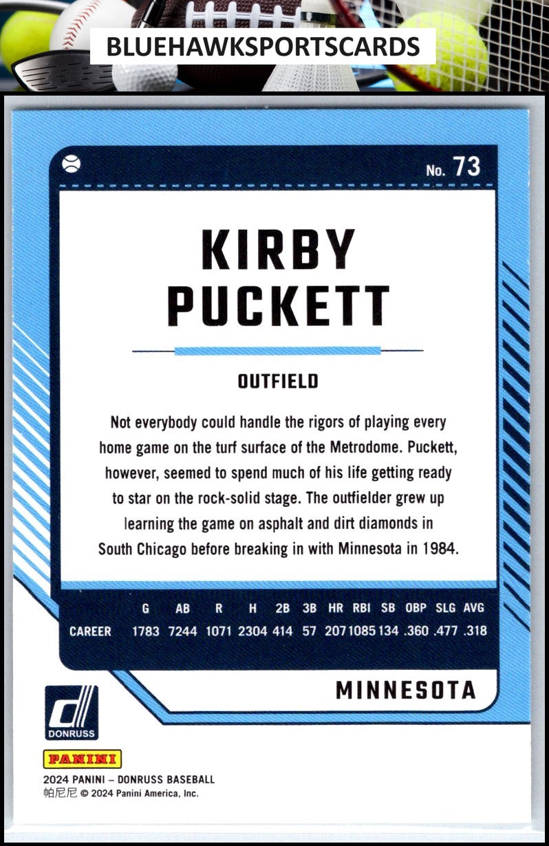 2024 Donruss #73 Kirby Puckett