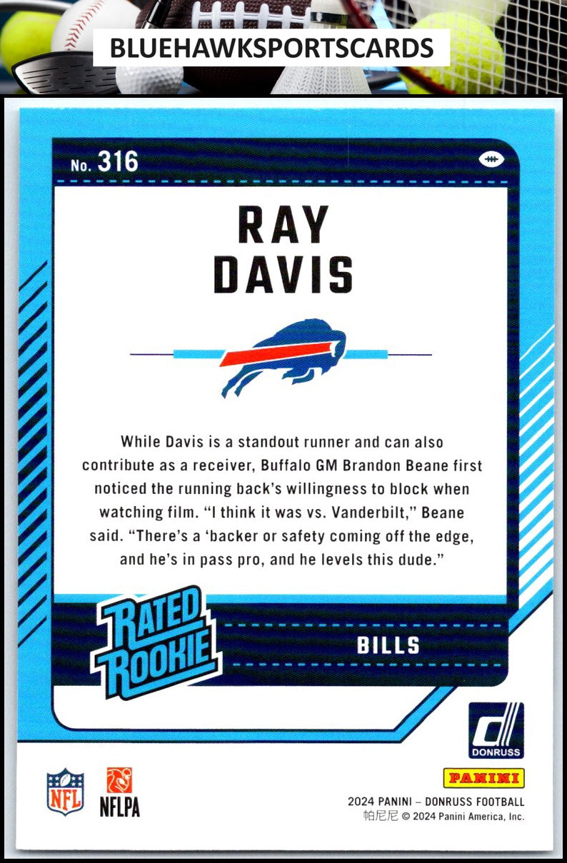 2024 Donruss #316 Ray Davis