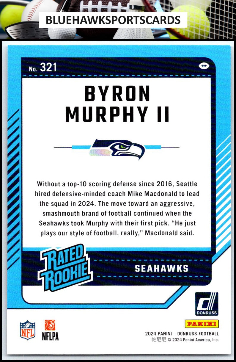 2024 Donruss #321 Byron Murphy II