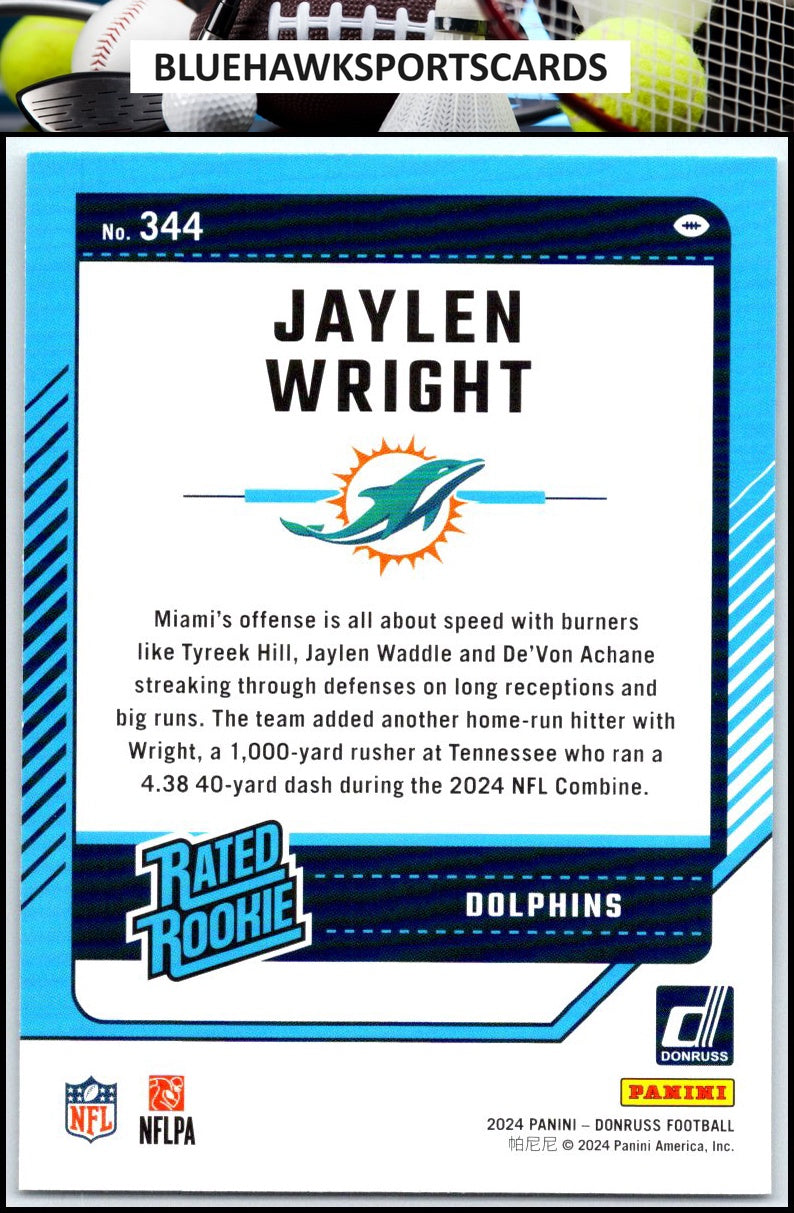 2024 Donruss #344 Jaylen Wright
