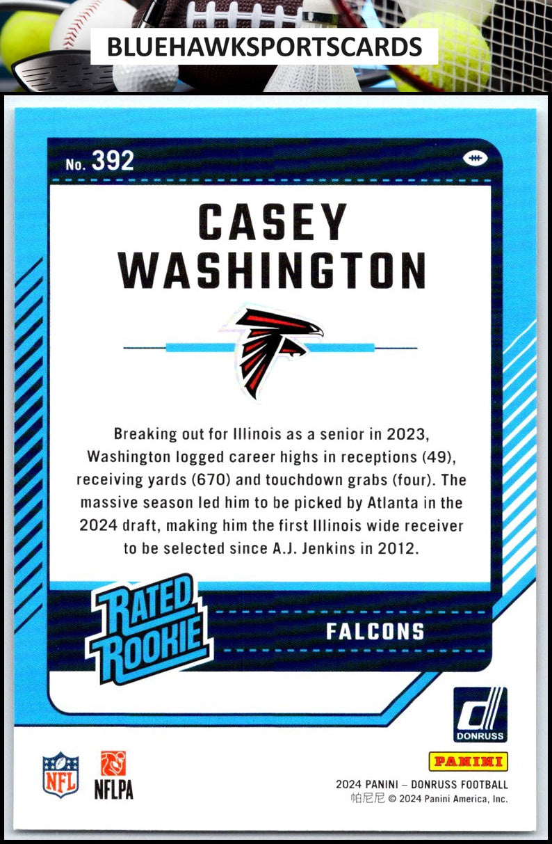 2024 Donruss #392 Casey Washington