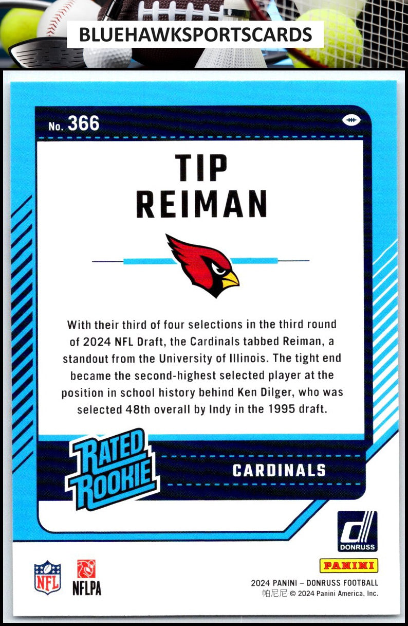 2024 Donruss #366 Tip Reiman