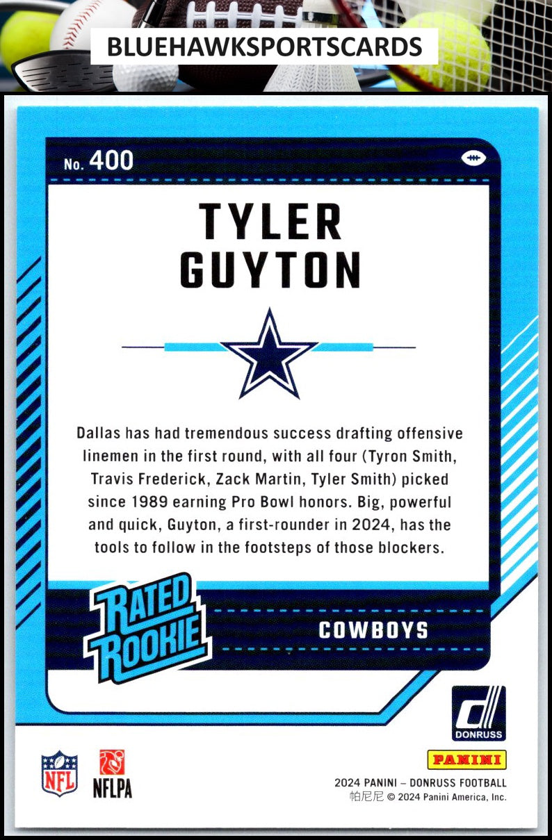 2024 Donruss #400 Tyler Guyton