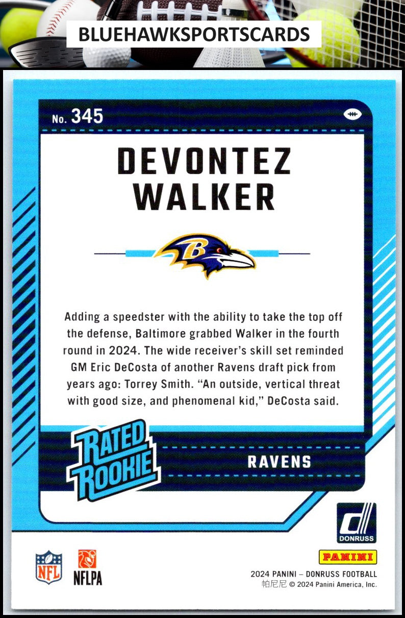 2024 Donruss #345 Devontez Walker