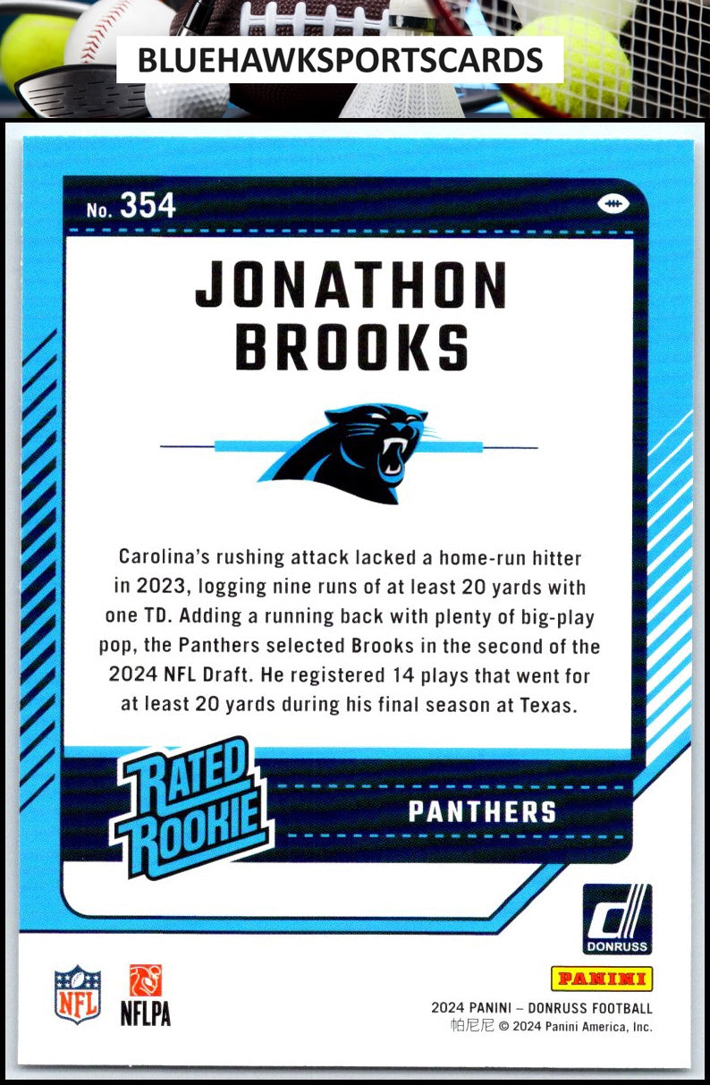 2024 Donruss #354 Jonathon Brooks