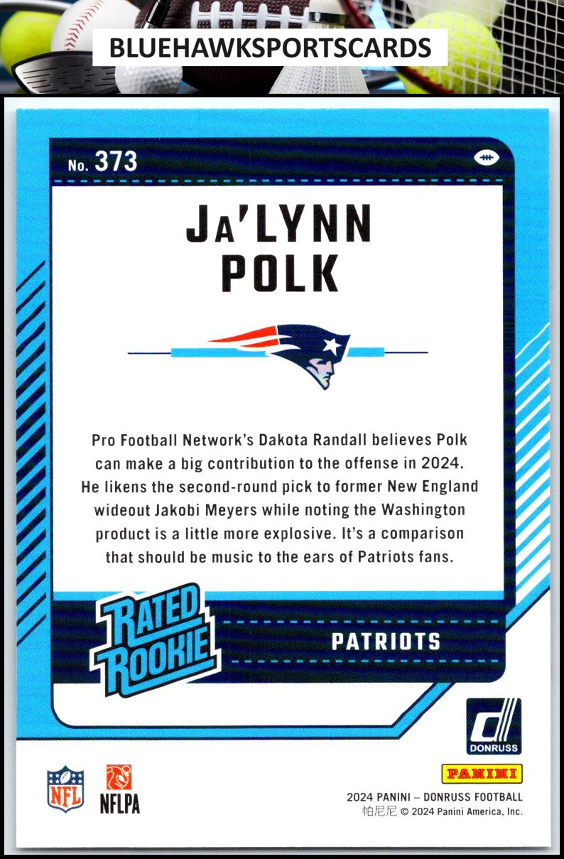 2024 Donruss #373 Ja'Lynn Polk