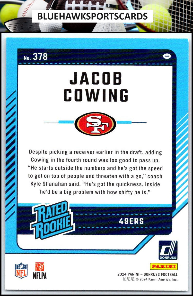 2024 Donruss #378 Jacob Cowing