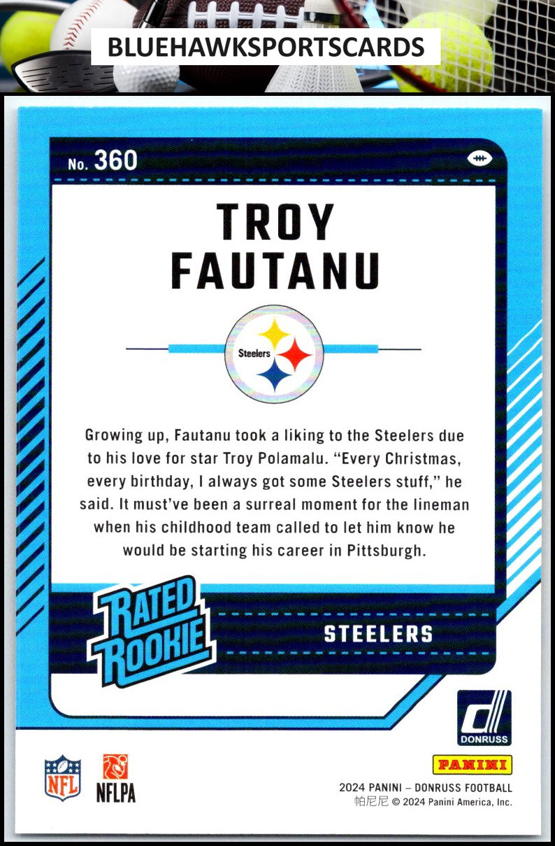 2024 Donruss #360 Troy Fautanu
