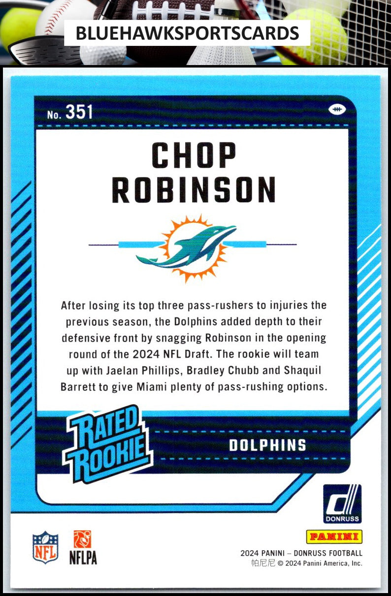 2024 Donruss #351 Chop Robinson