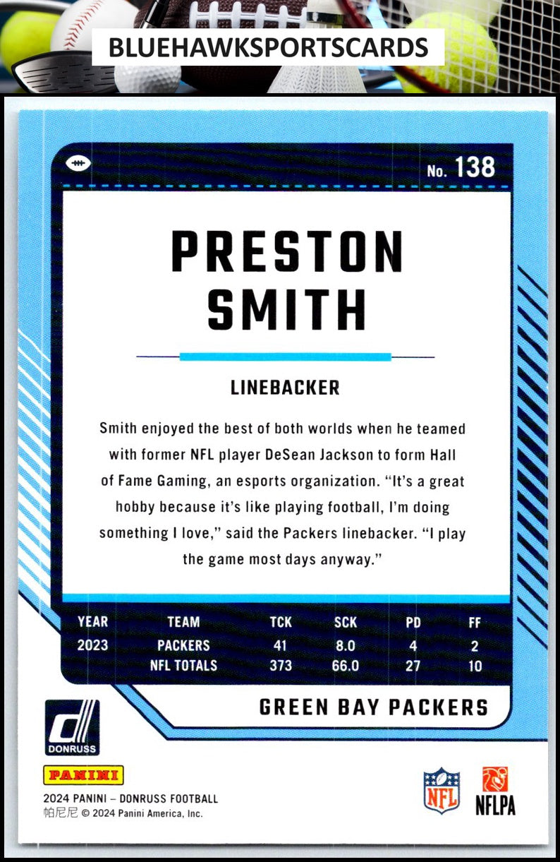2024 Donruss #138 Preston Smith