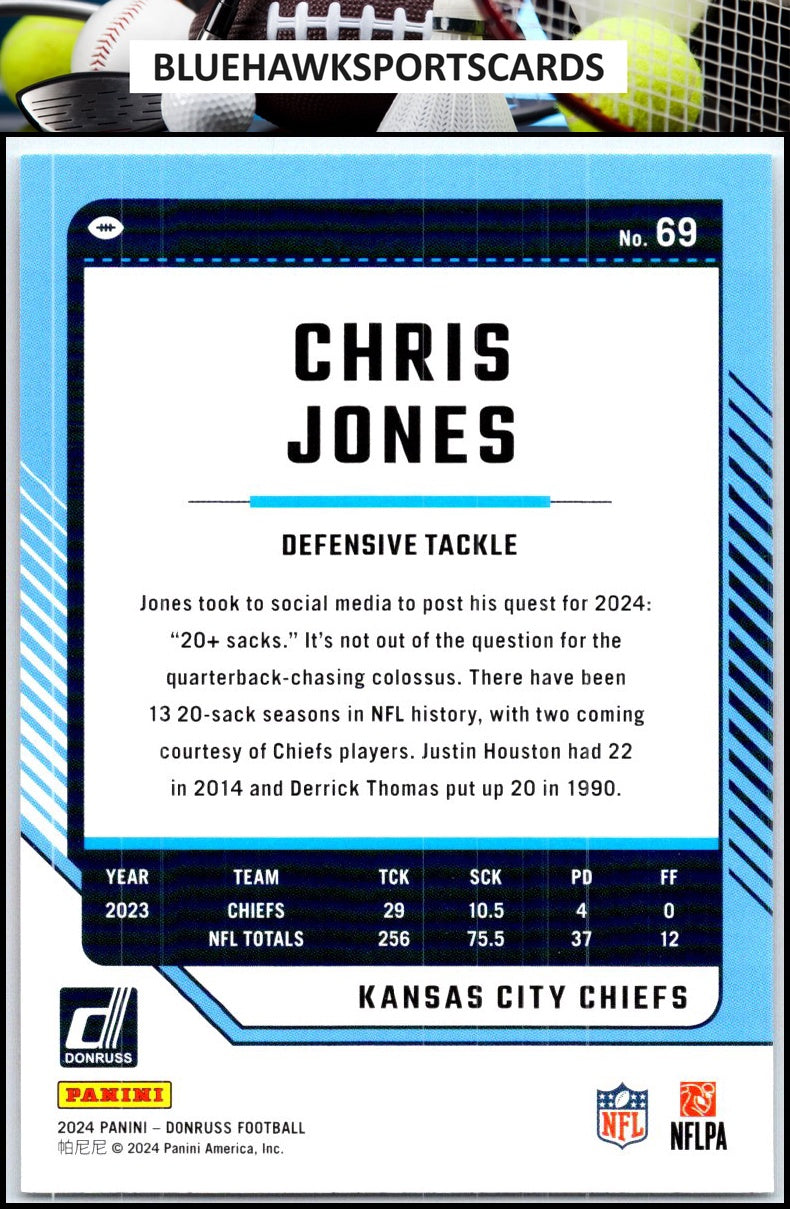 2024 Donruss #69 Chris Jones