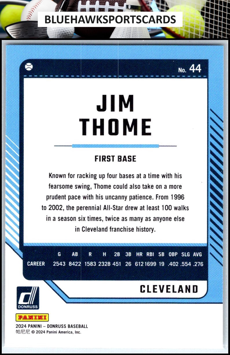 2024 Donruss #44 Jim Thome