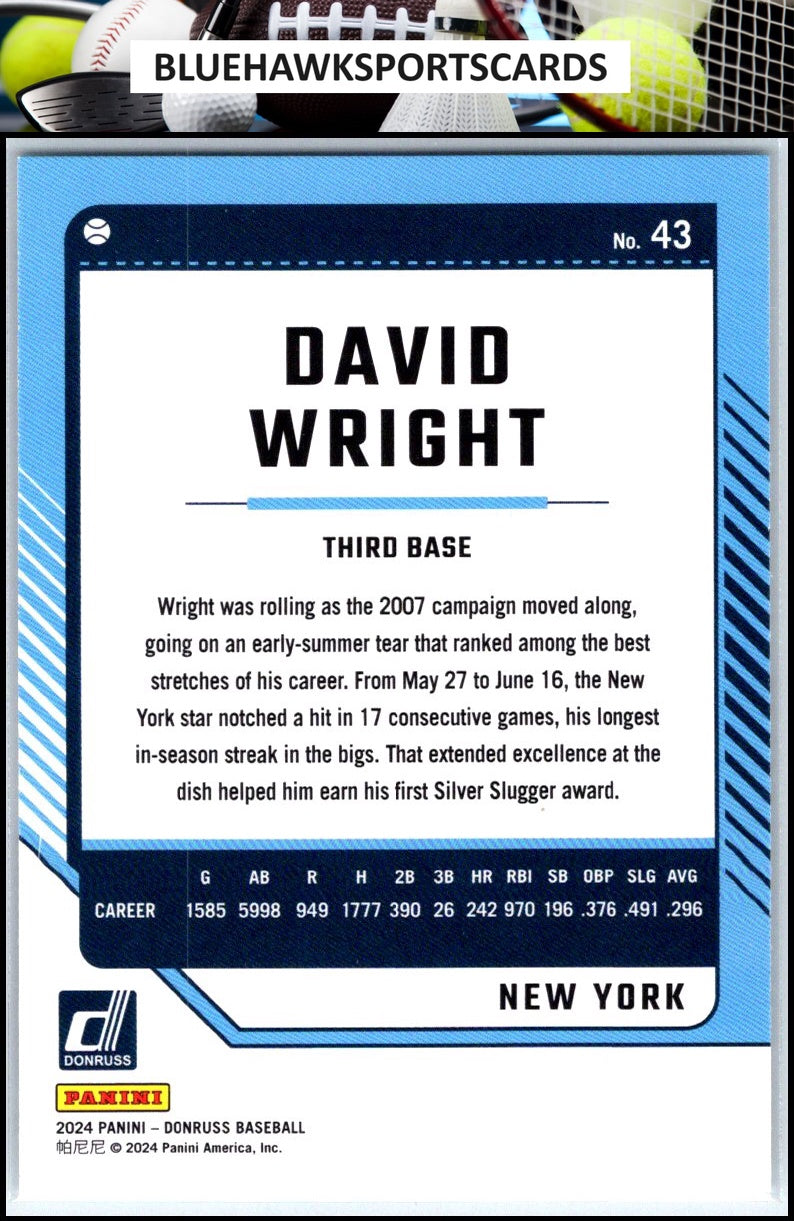 2024 Donruss #43 David Wright