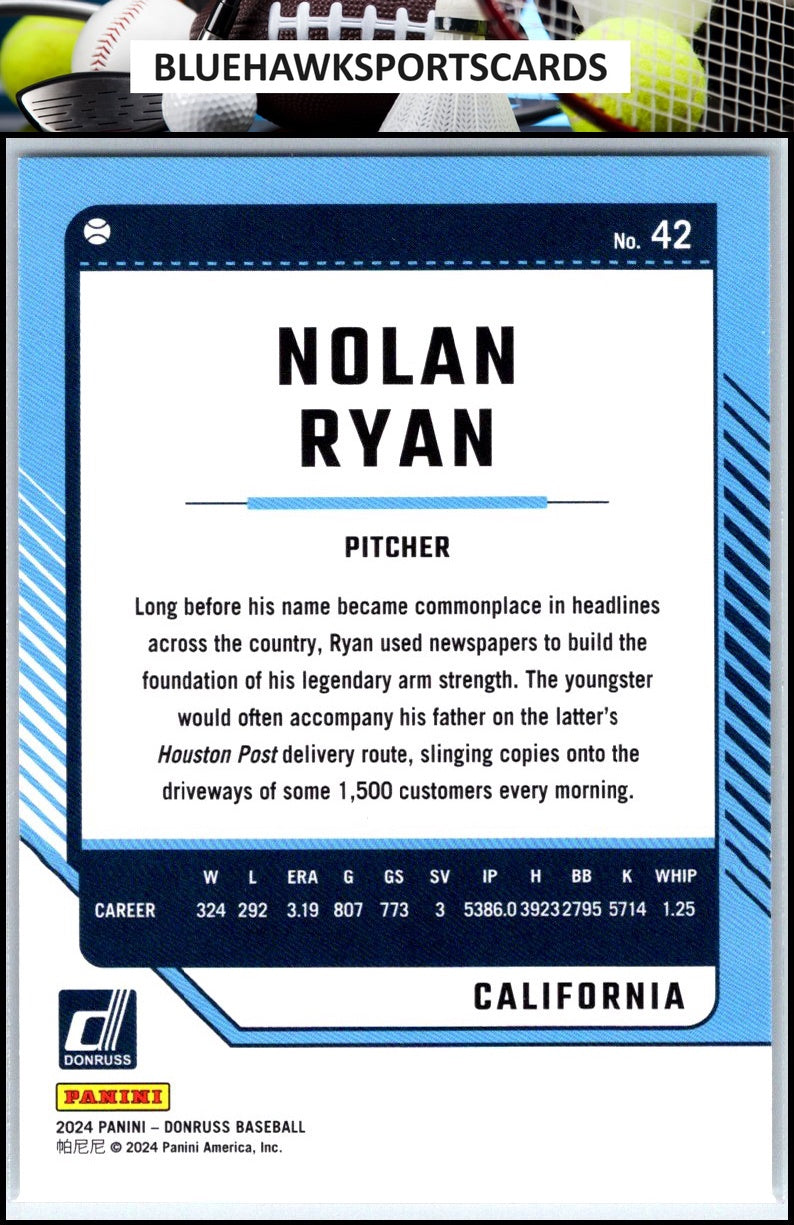 2024 Donruss #42 Nolan Ryan