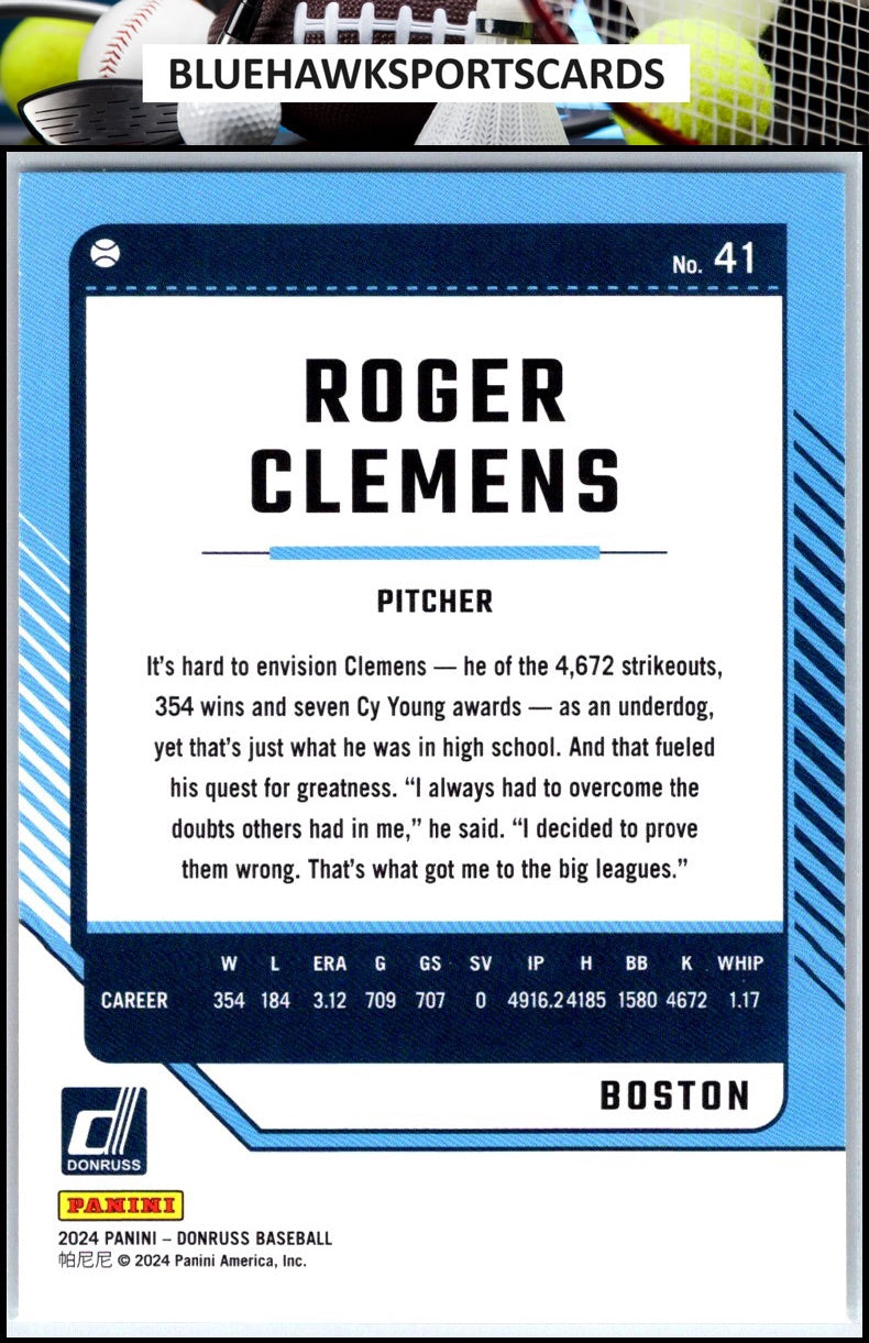 2024 Donruss #41 Roger Clemens