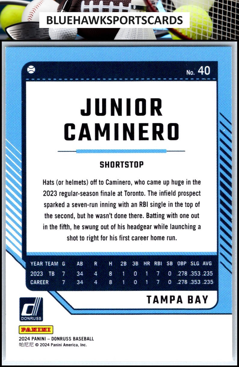 2024 Donruss #40 Junior Caminero