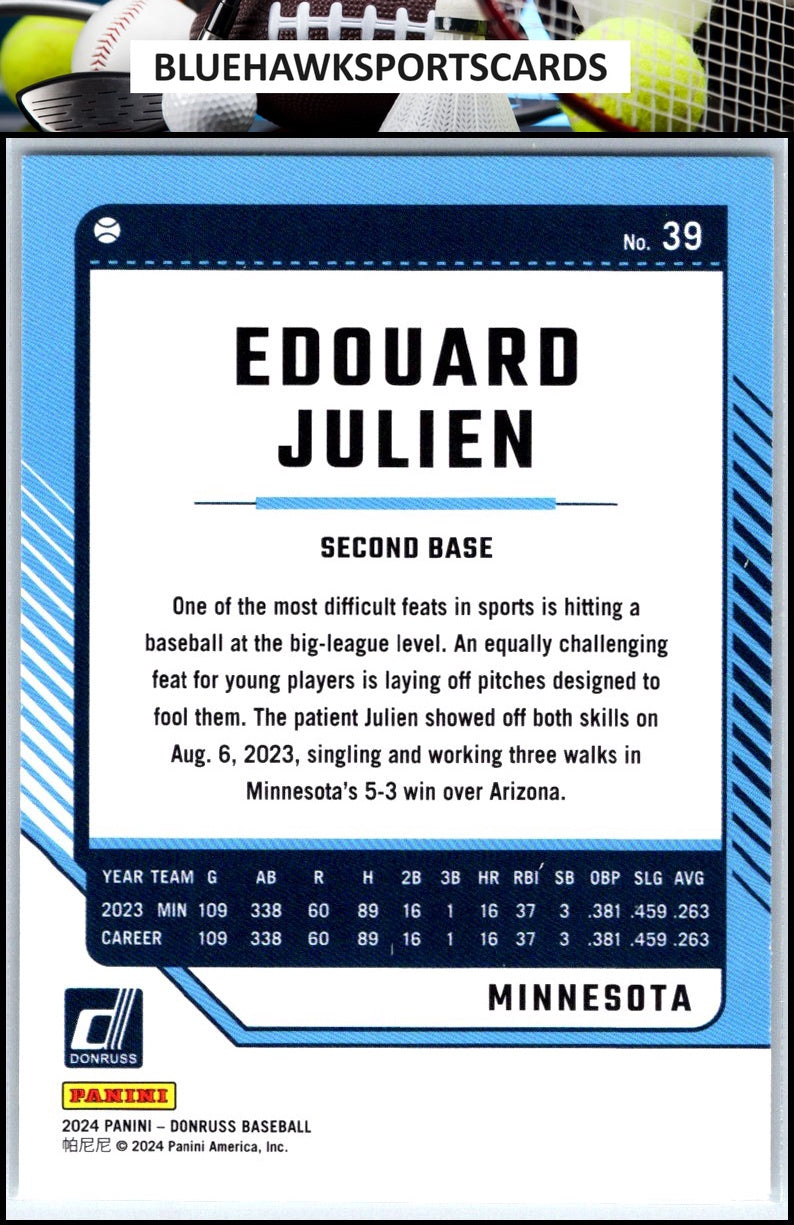 2024 Donruss #39 Edouard Julien