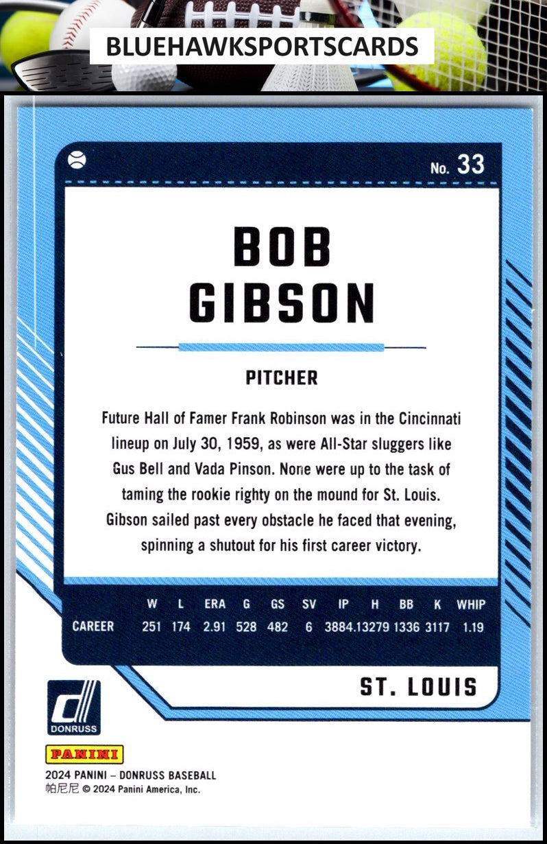 2024 Donruss #33 Bob Gibson