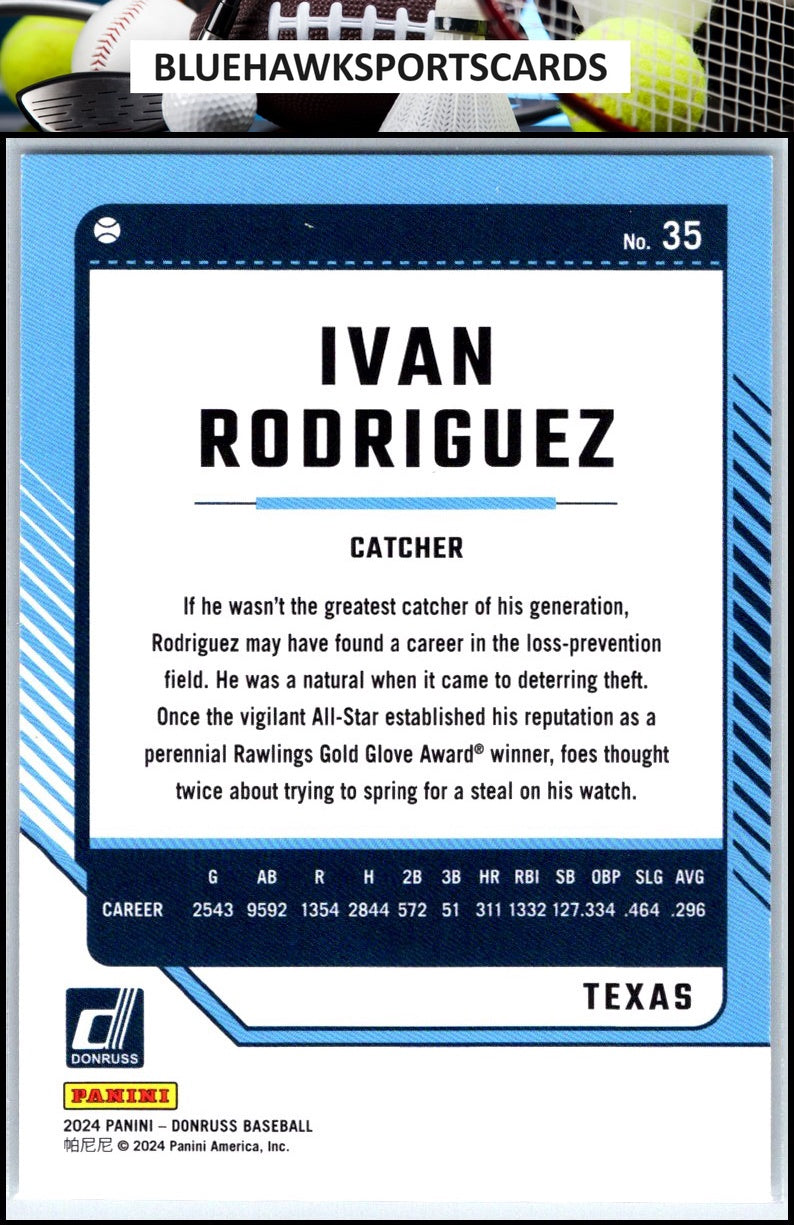 2024 Donruss #35 Ivan Rodriguez
