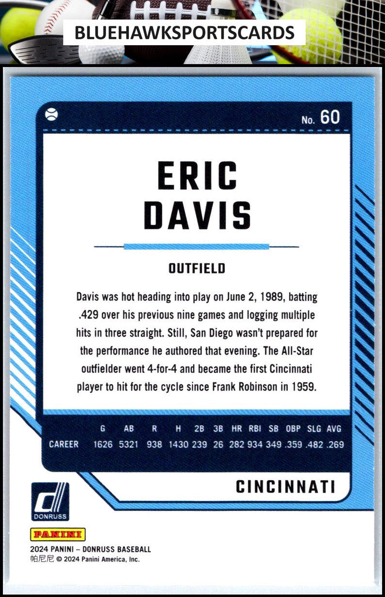 2024 Donruss #60 Eric Davis