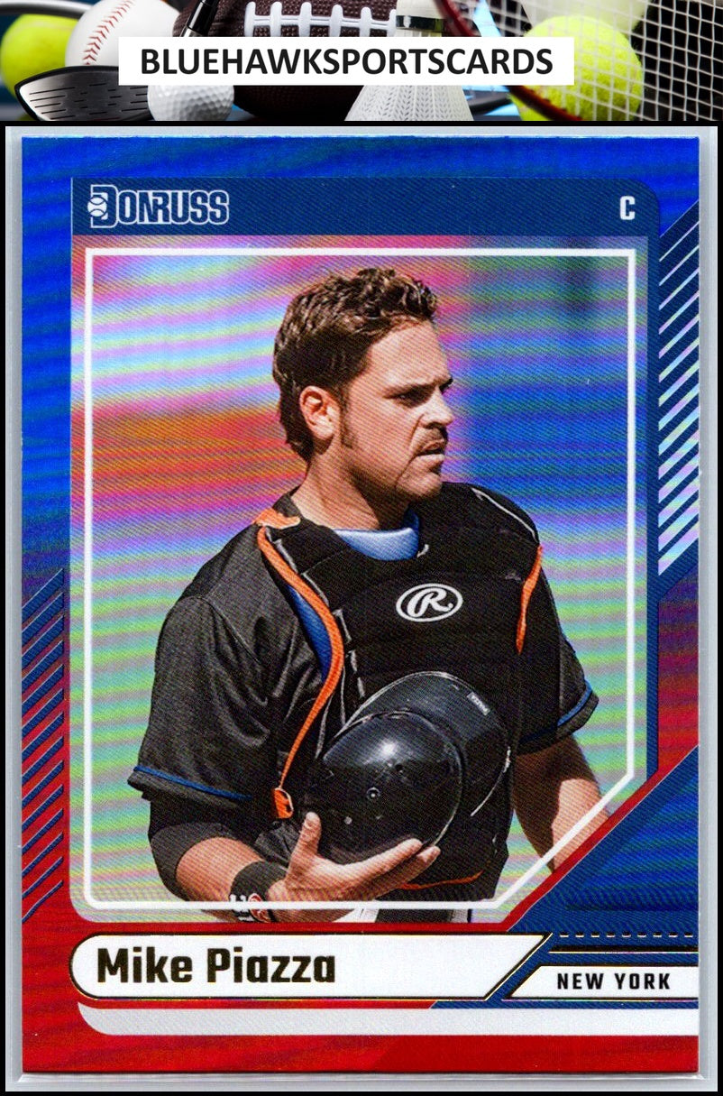 2024 Donruss #92 Mike Piazza Red and Blue