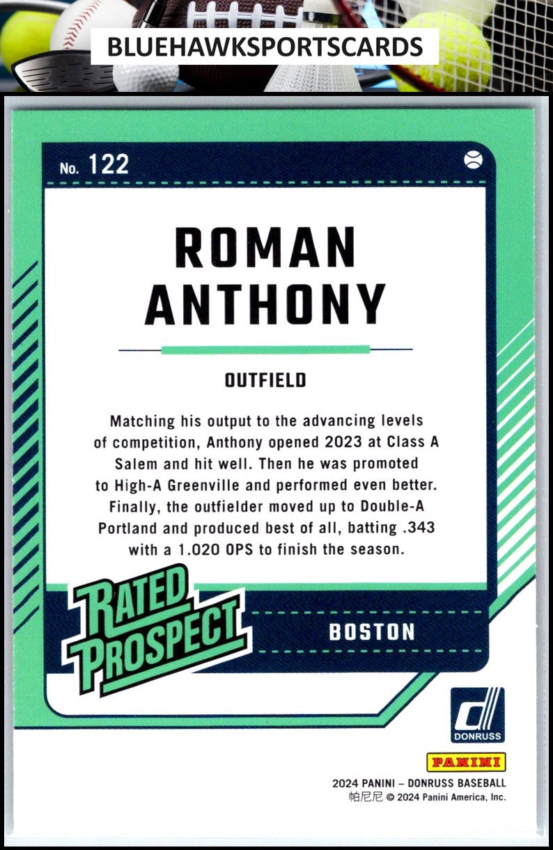 2024 Donruss #122 Roman Anthony