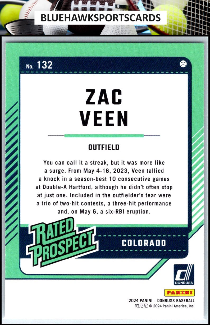 2024 Donruss #132 Zac Veen