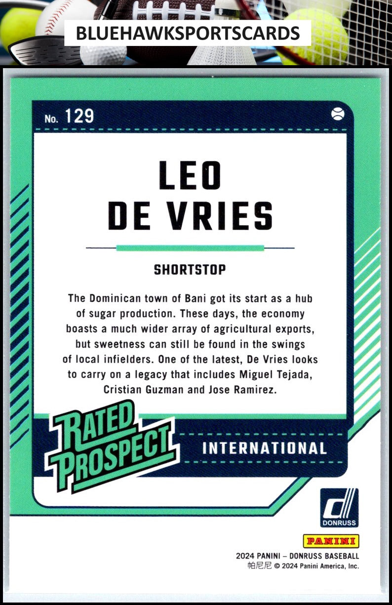 2024 Donruss #129 Leo De Vries