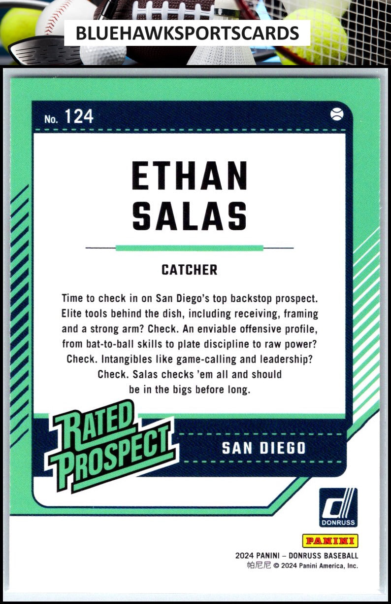 2024 Donruss #124 Ethan Salas