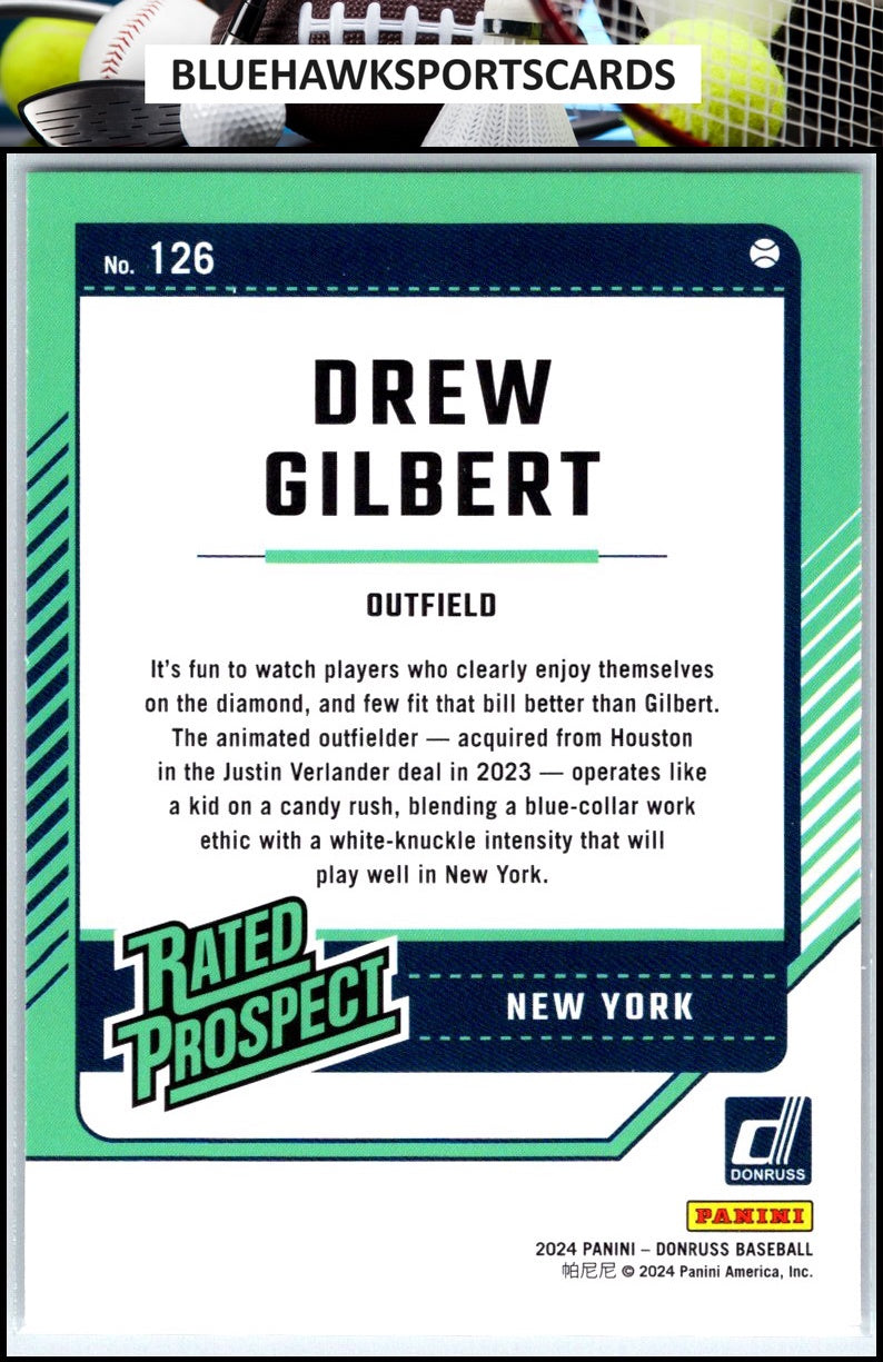 2024 Donruss #126 Drew Gilbert