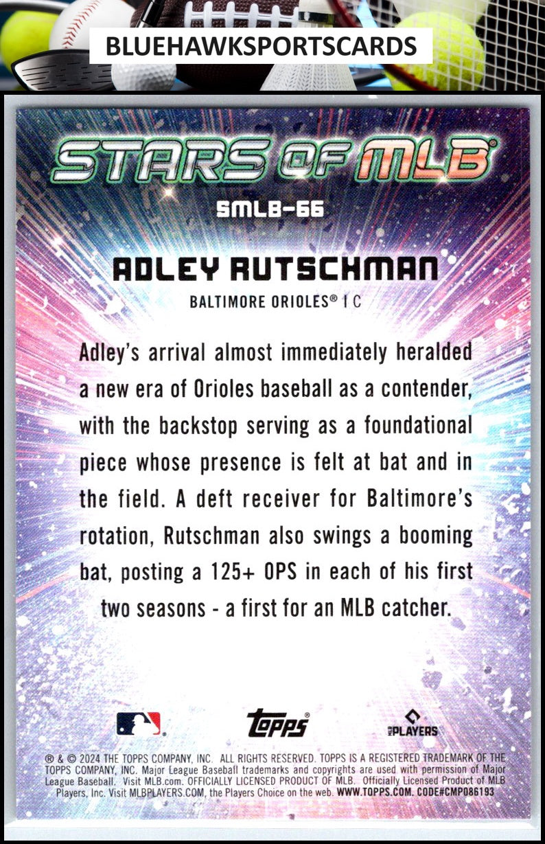 2024 Topps Update #SMLB-66 Adley Rutschman Stars of MLB