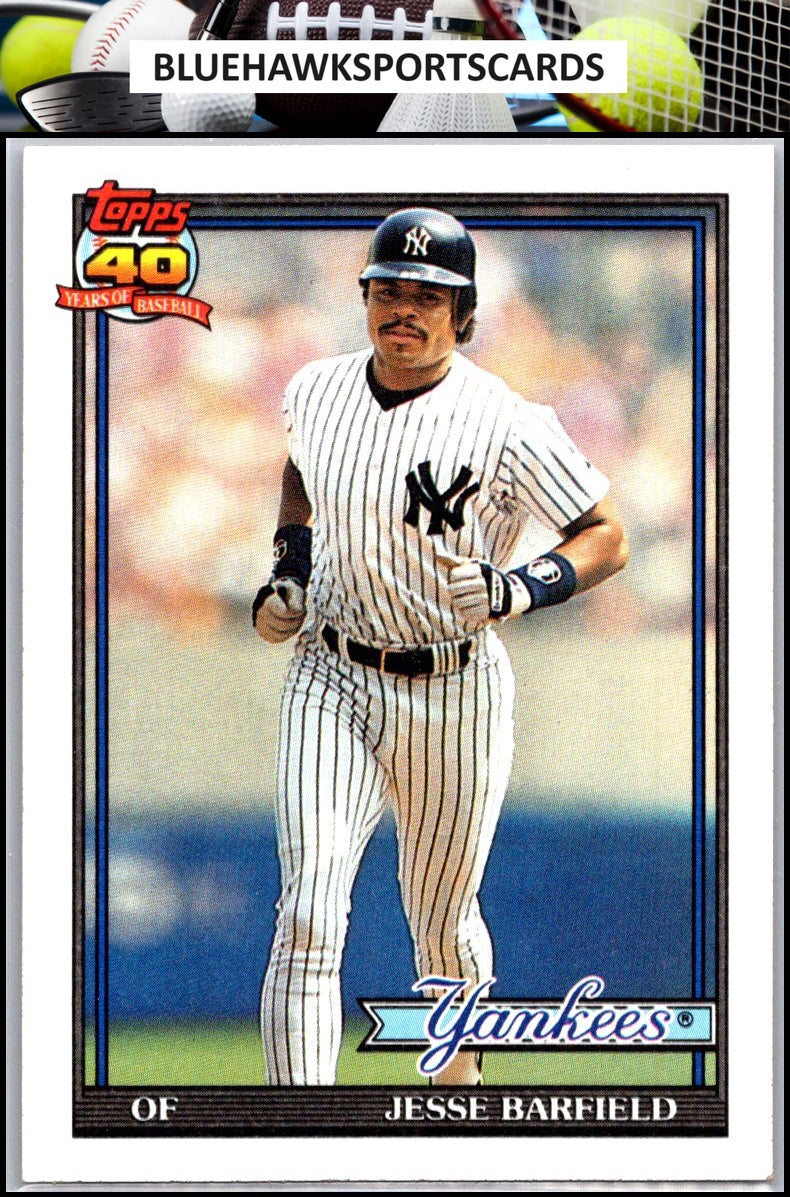 1991 Topps #85 Jesse Barfield