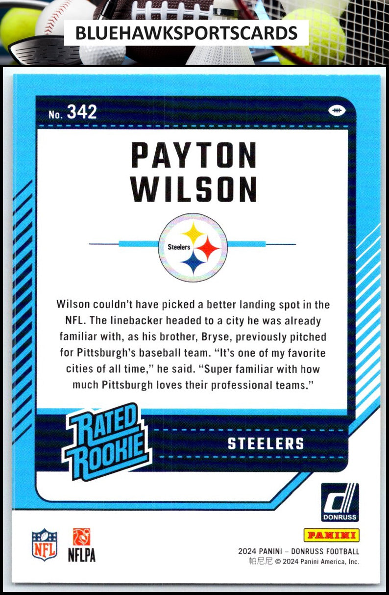2024 Donruss #342 Payton Wilson