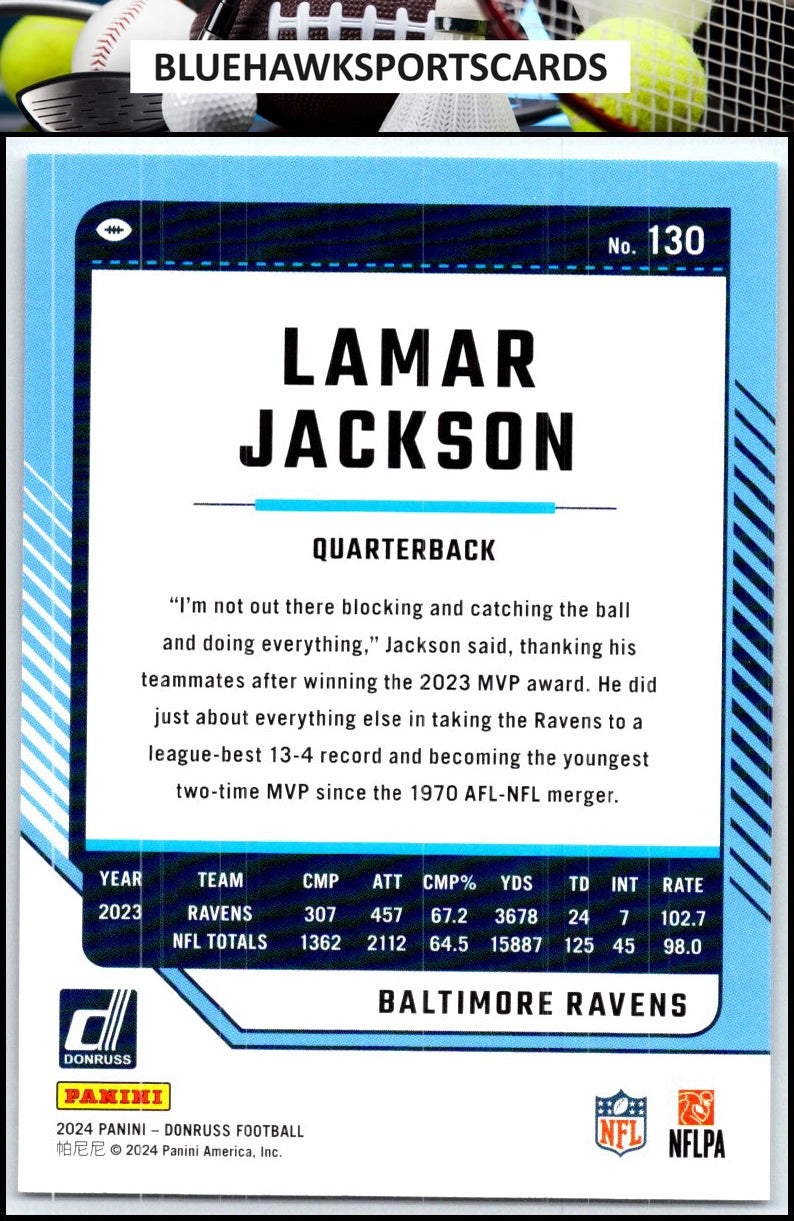 2024 Donruss #130 Lamar Jackson