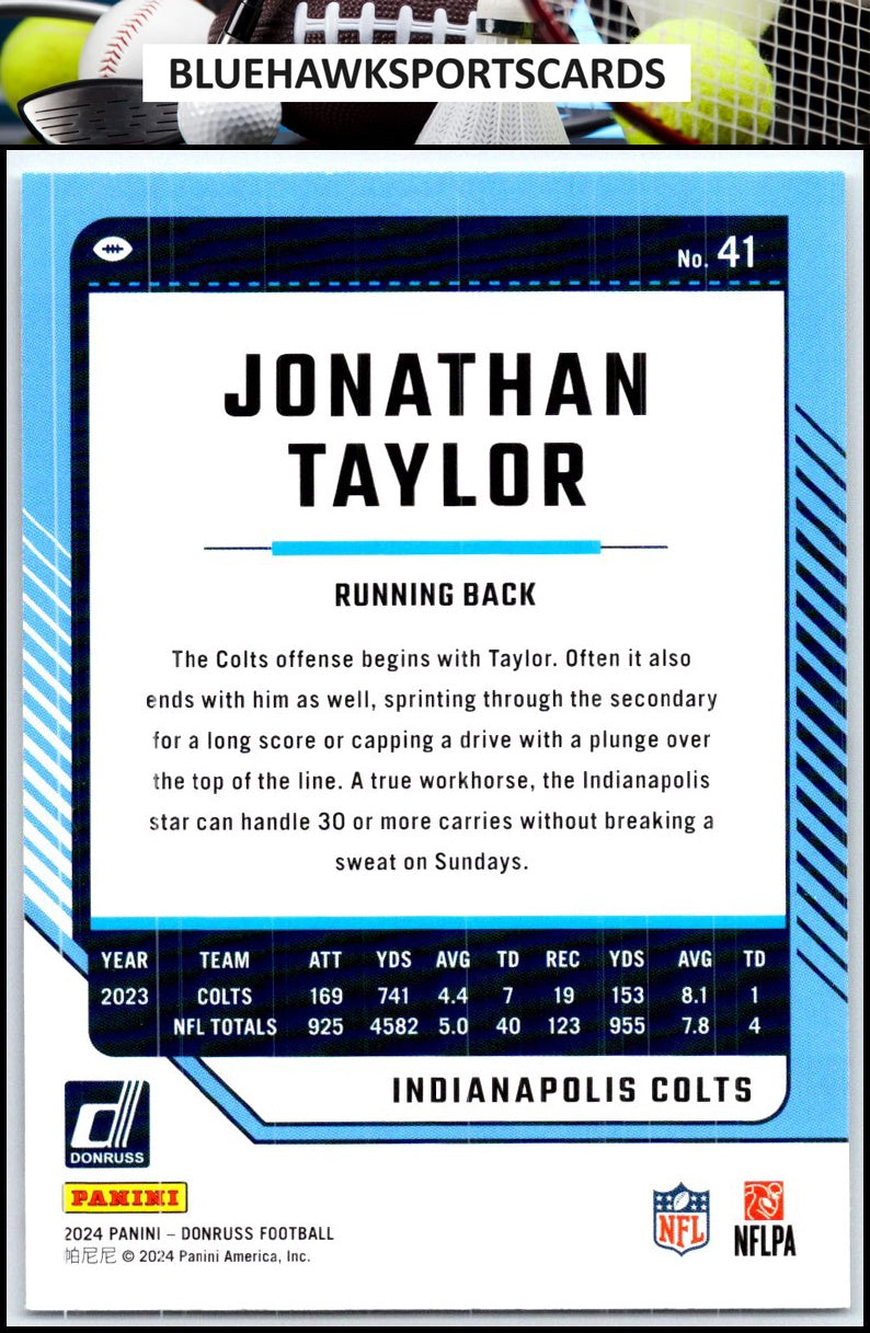 2024 Donruss #41 Jonathan Taylor