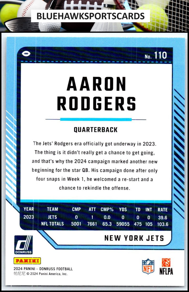 2024 Donruss #110 Aaron Rodgers