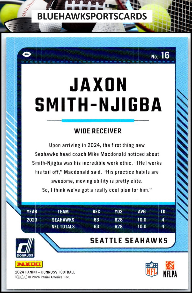 2024 Donruss #16 Jaxon Smith-Njigba