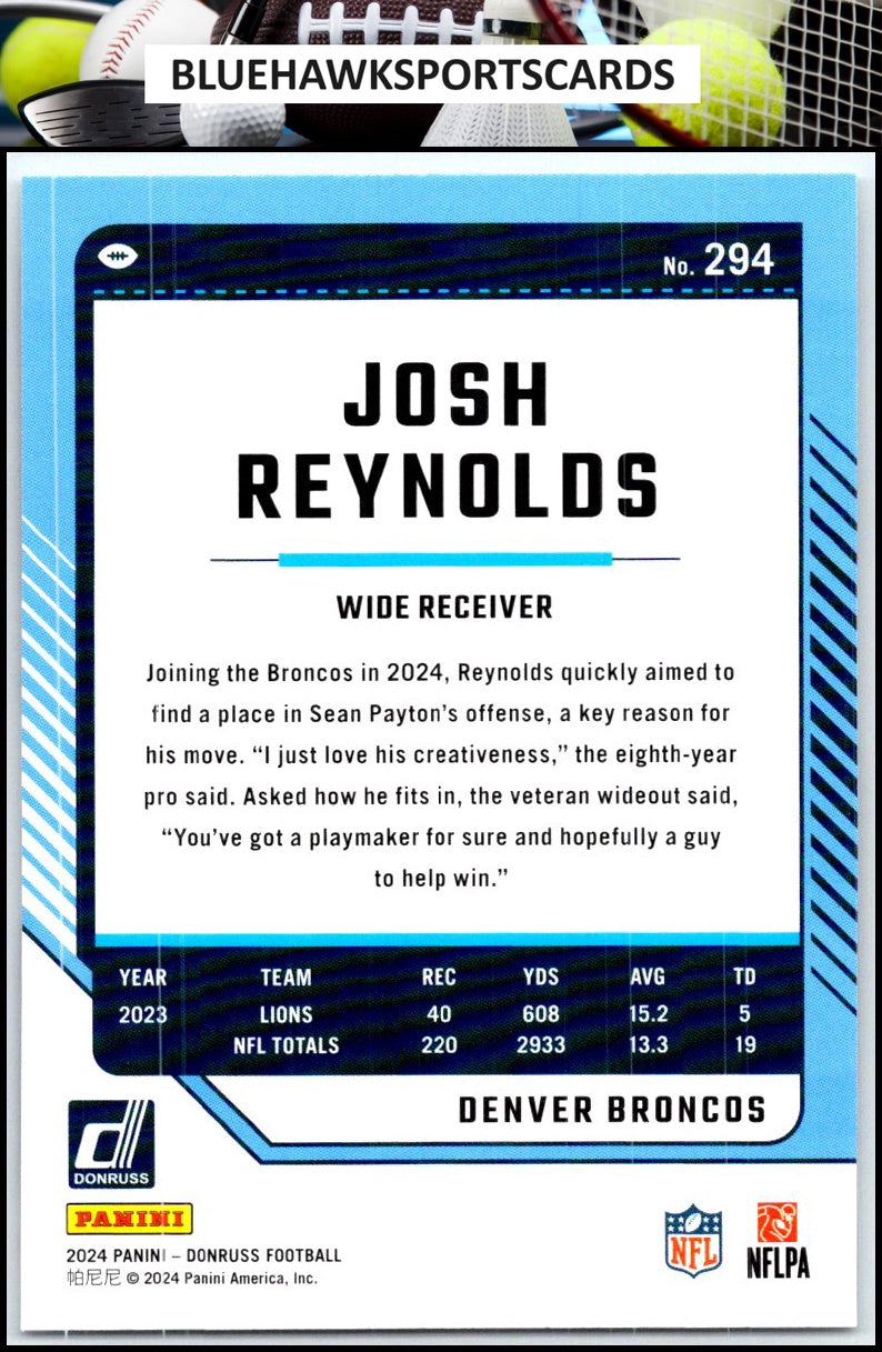 2024 Donruss #294 Josh Reynolds