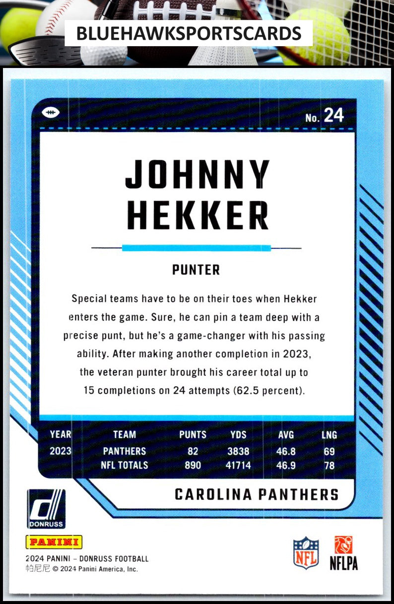2024 Donruss #24 Johnny Hekker