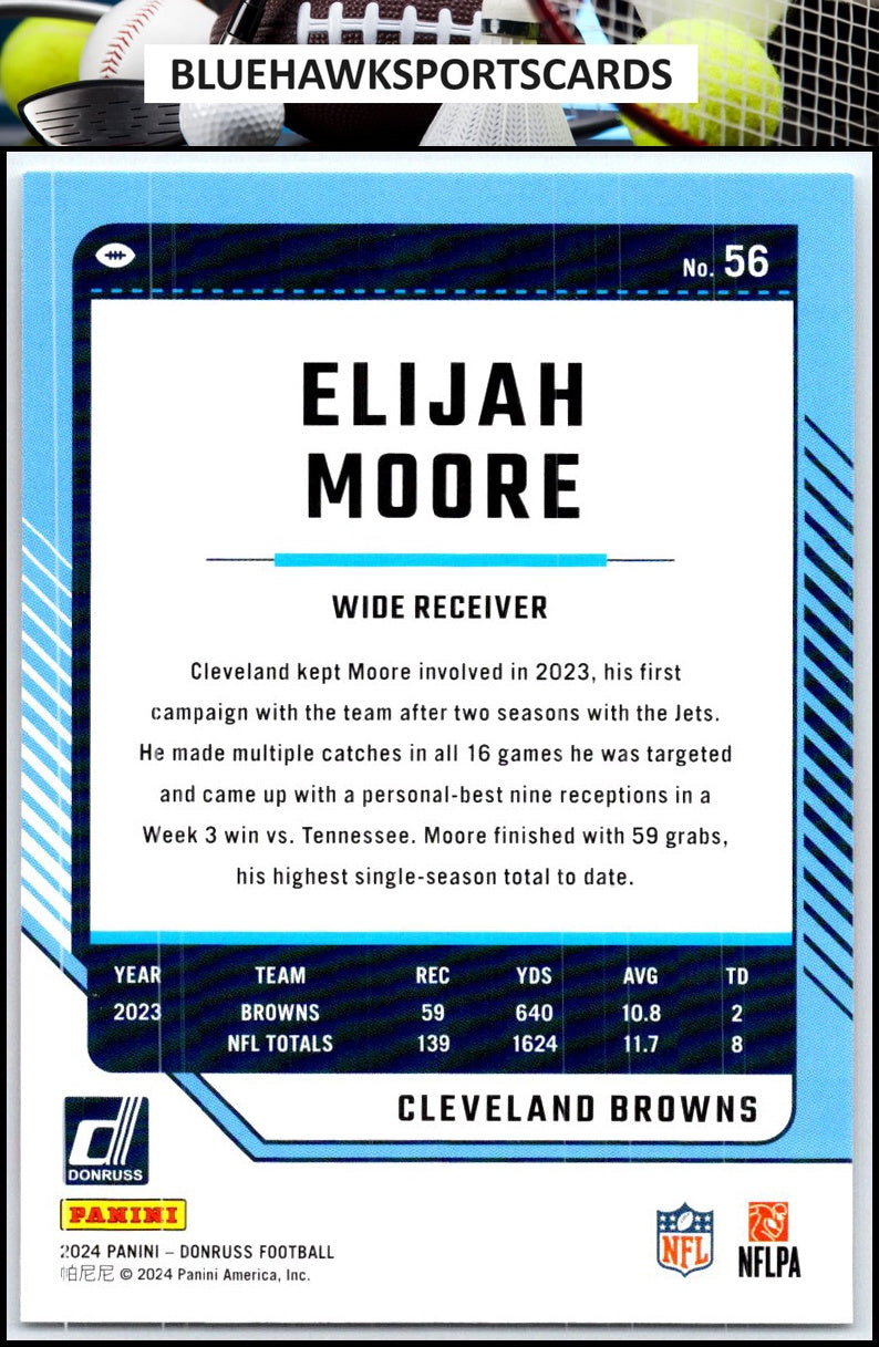 2024 Donruss #56 Elijah Moore