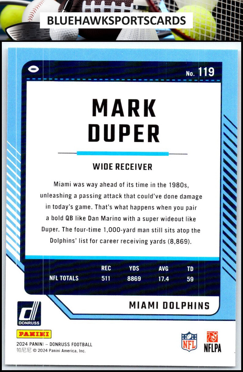 2024 Donruss #119 Mark Duper