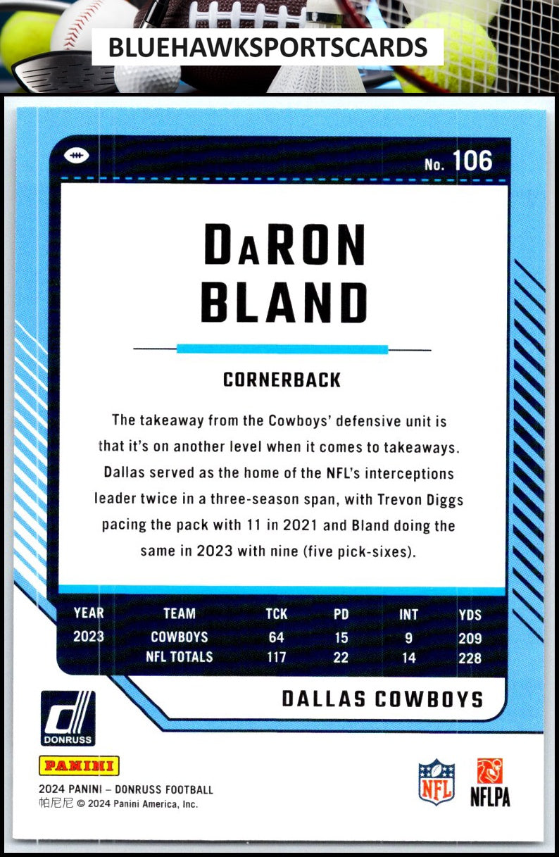2024 Donruss #106 DaRon Bland