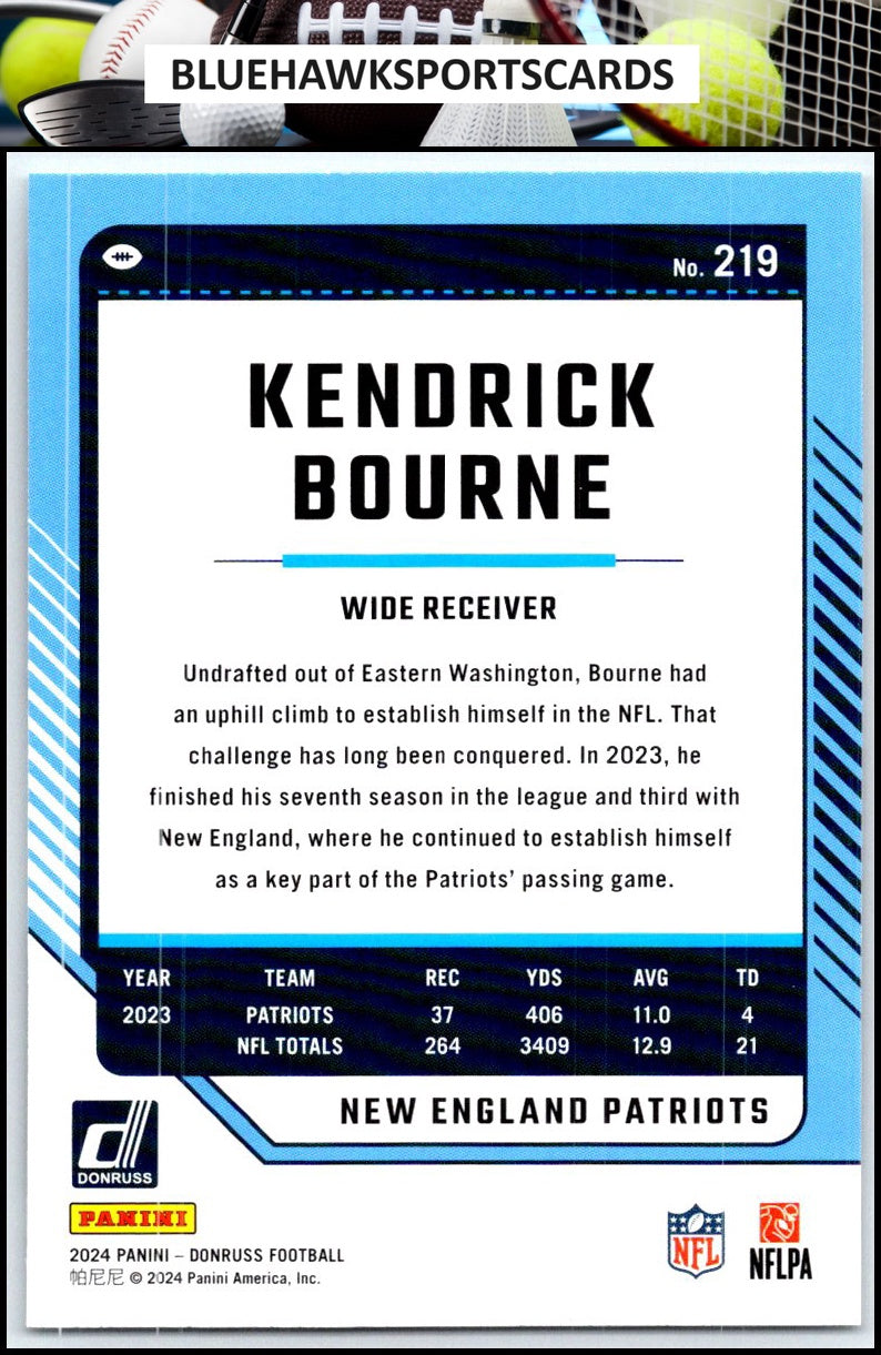 2024 Donruss #219 Kendrick Bourne
