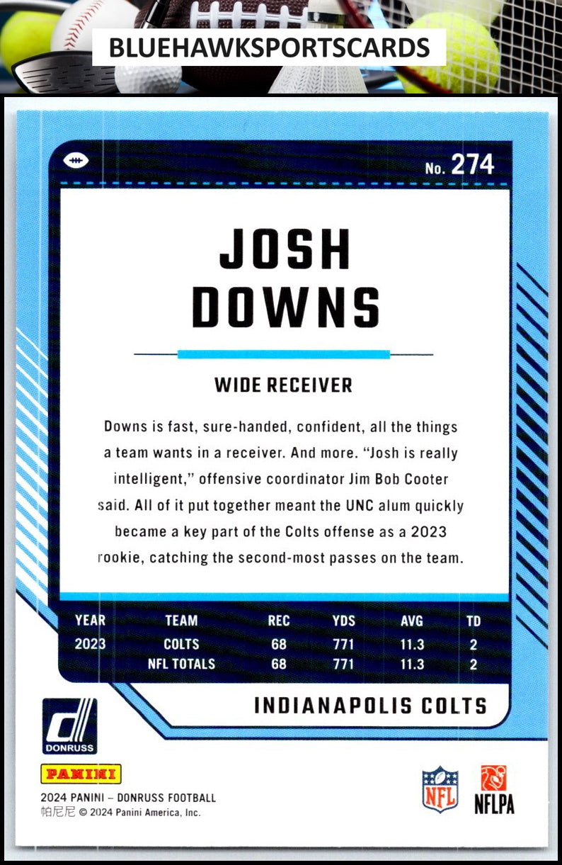 2024 Donruss #274 Josh Downs