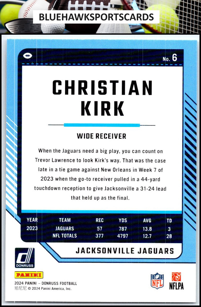 2024 Donruss #6 Christian Kirk