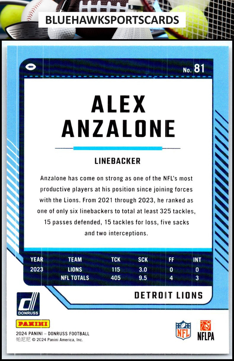2024 Donruss #81 Alex Anzalone